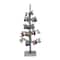 Hello Honey® 20" Silver Tinsel Tree with Glass Ornaments & Wood Base
